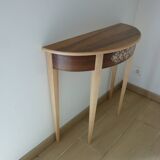 half-moon console