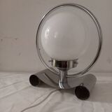 Table lamp 70s glass chrome