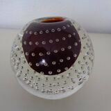 Italian candleholders in Murano glass, 1950s, set of 3.