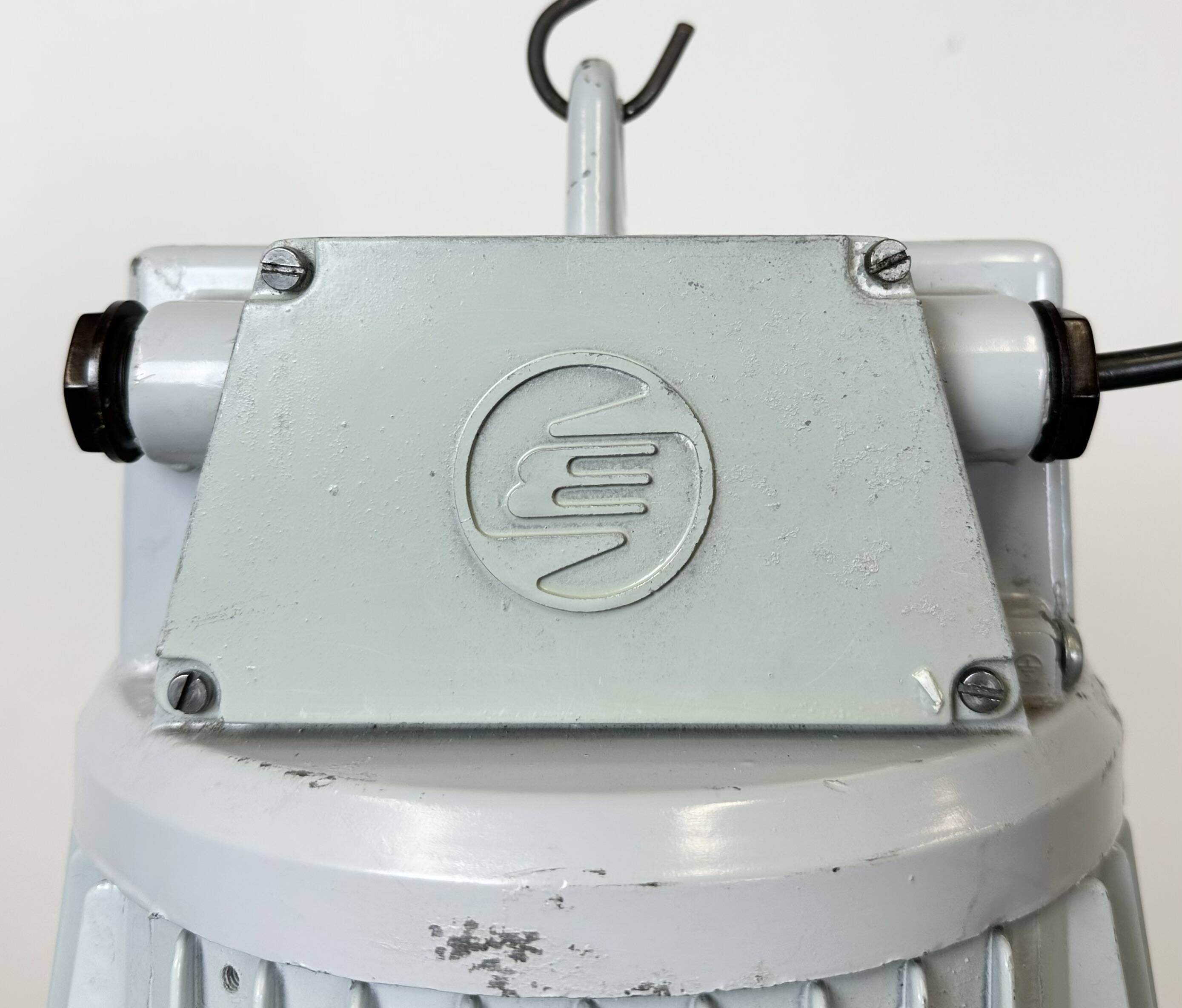 Large Industrial Aluminium Pendant Light from Elektrosvit, 1960s