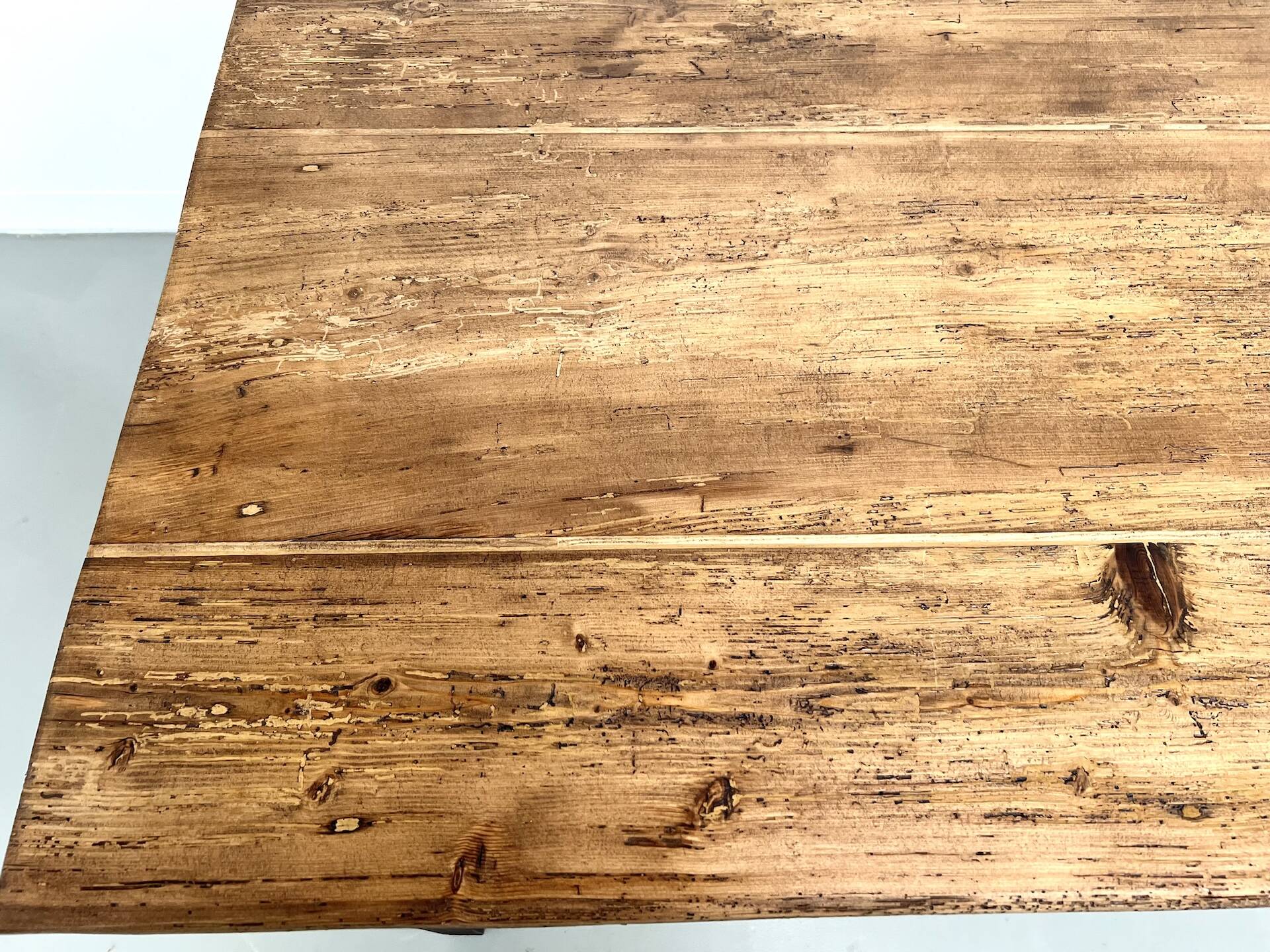 Table de ferme en pin, années 50