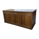 1950s oak office counter
