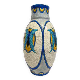Boch Vase Keramis Brothers, D.742