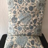 Two blue cushions