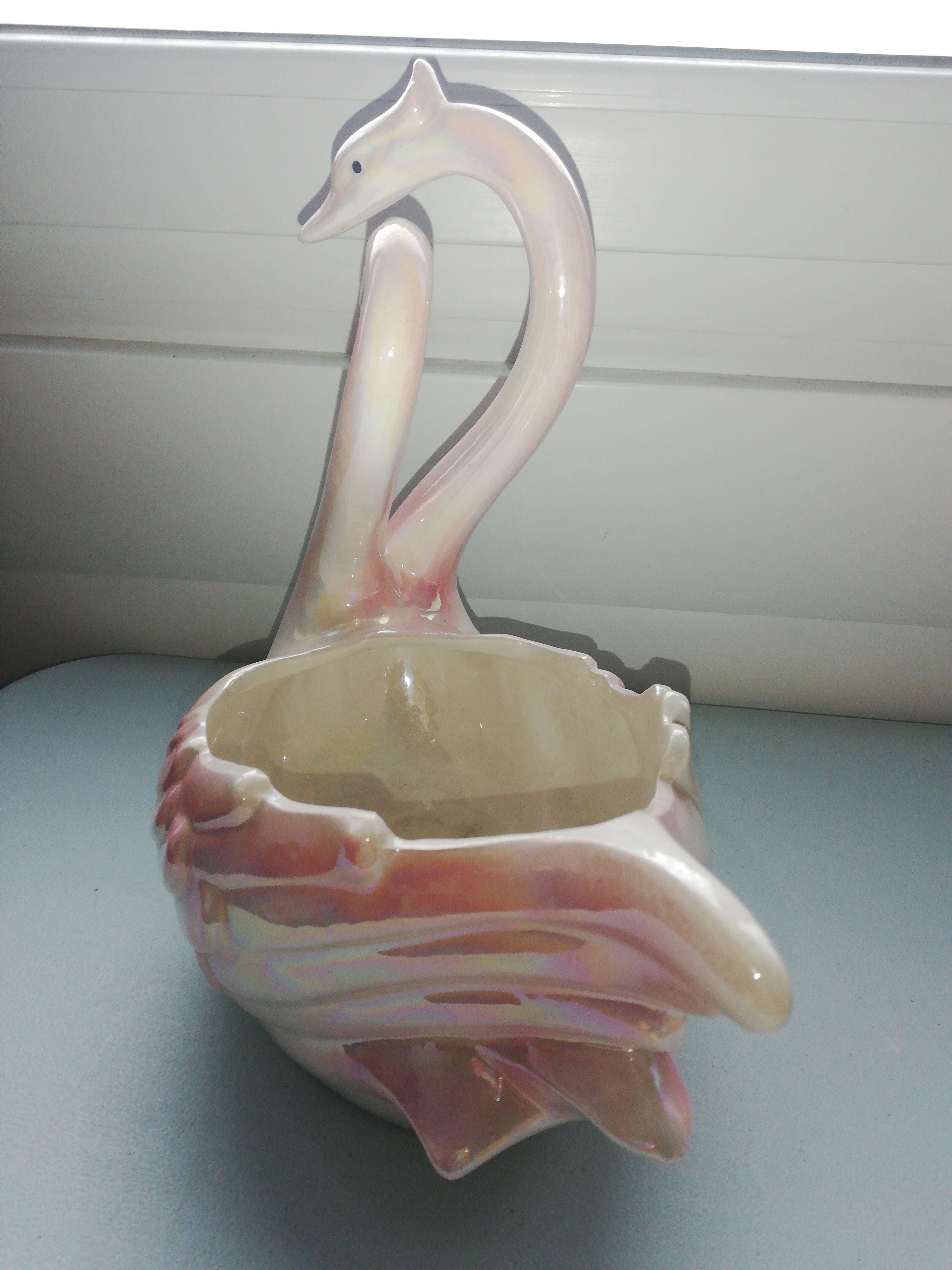 Old pot cover double cignes Bassano