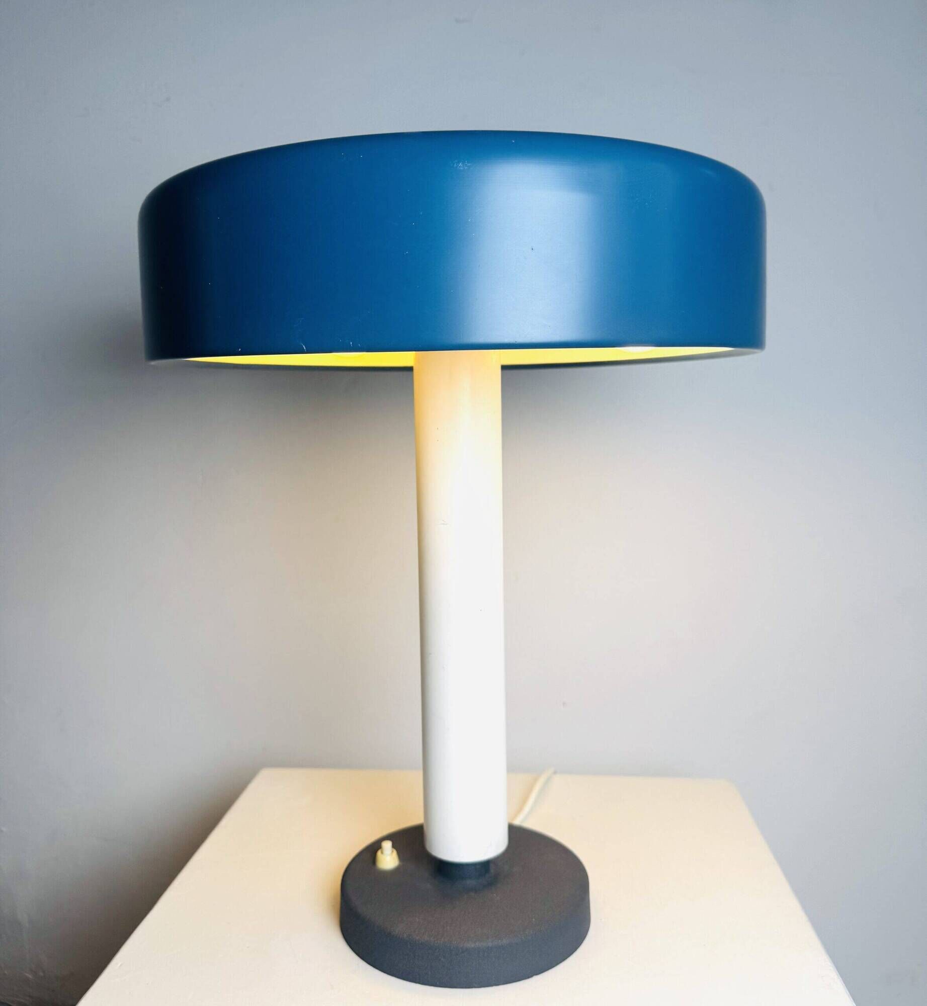 Model Tp-8079 Mushroom Table Lamp By Niek Hiemstra For Hiemstra Evolux, The Netherlands 1960S