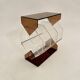 Vintage Plexiglass Newspaper Holder by Michel Dumas