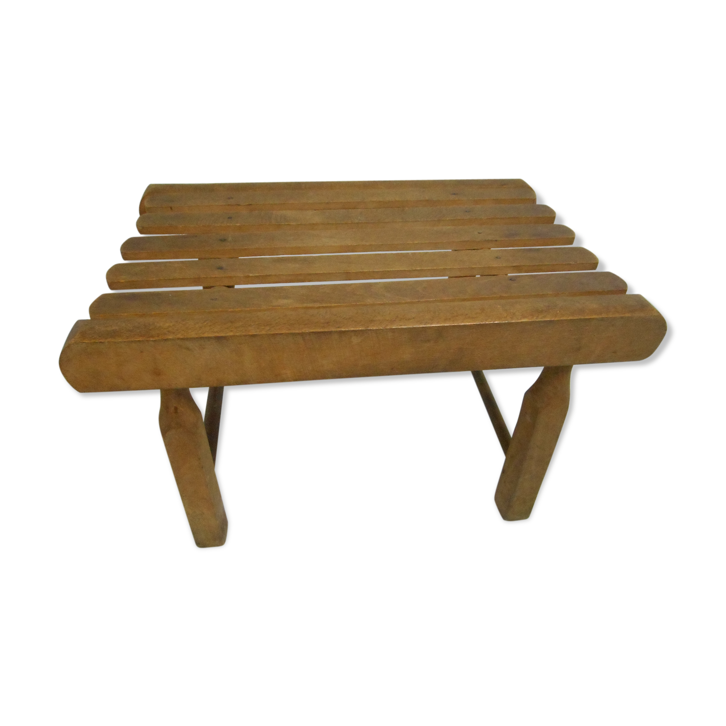 wooden foot rest, 50s