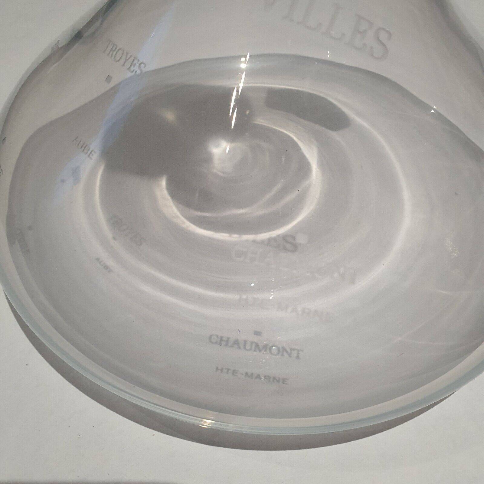 Crystal decanter carafe royales de champagne réseau de villes sens troyes ...