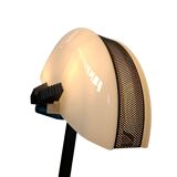 Lampada da terra Anni 70 in Ferro e Vetro di Murano Design Industriale