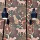 PAIR OF METAL WALL LIGHTS 1950 "SCANDINAVIAN DESIGN".