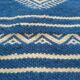 Tapis berbère bleu et blanc 110 x 66 cm
