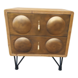 Menzzo Boomer bronze bedside table