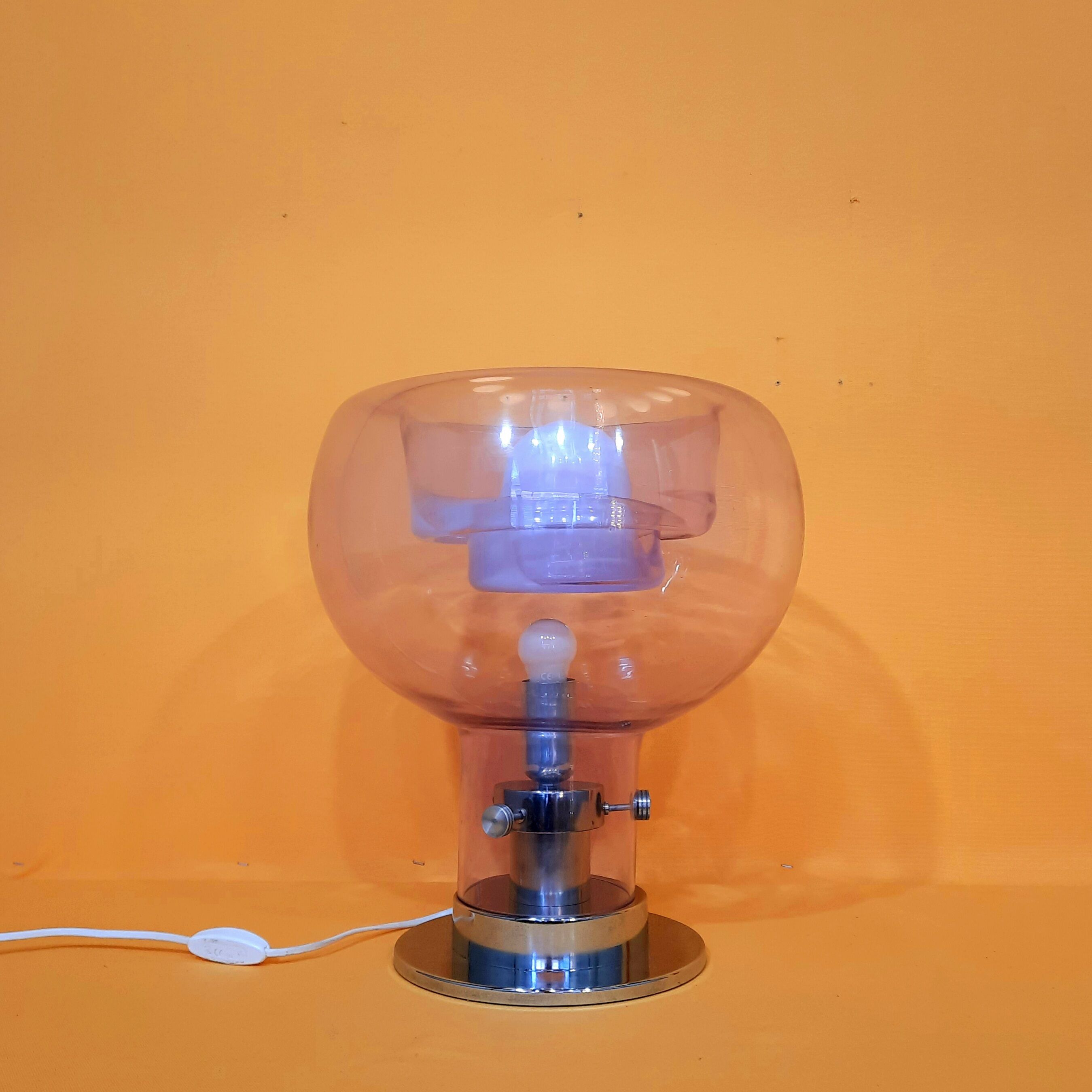Lampe à poser verre de Murano 1970