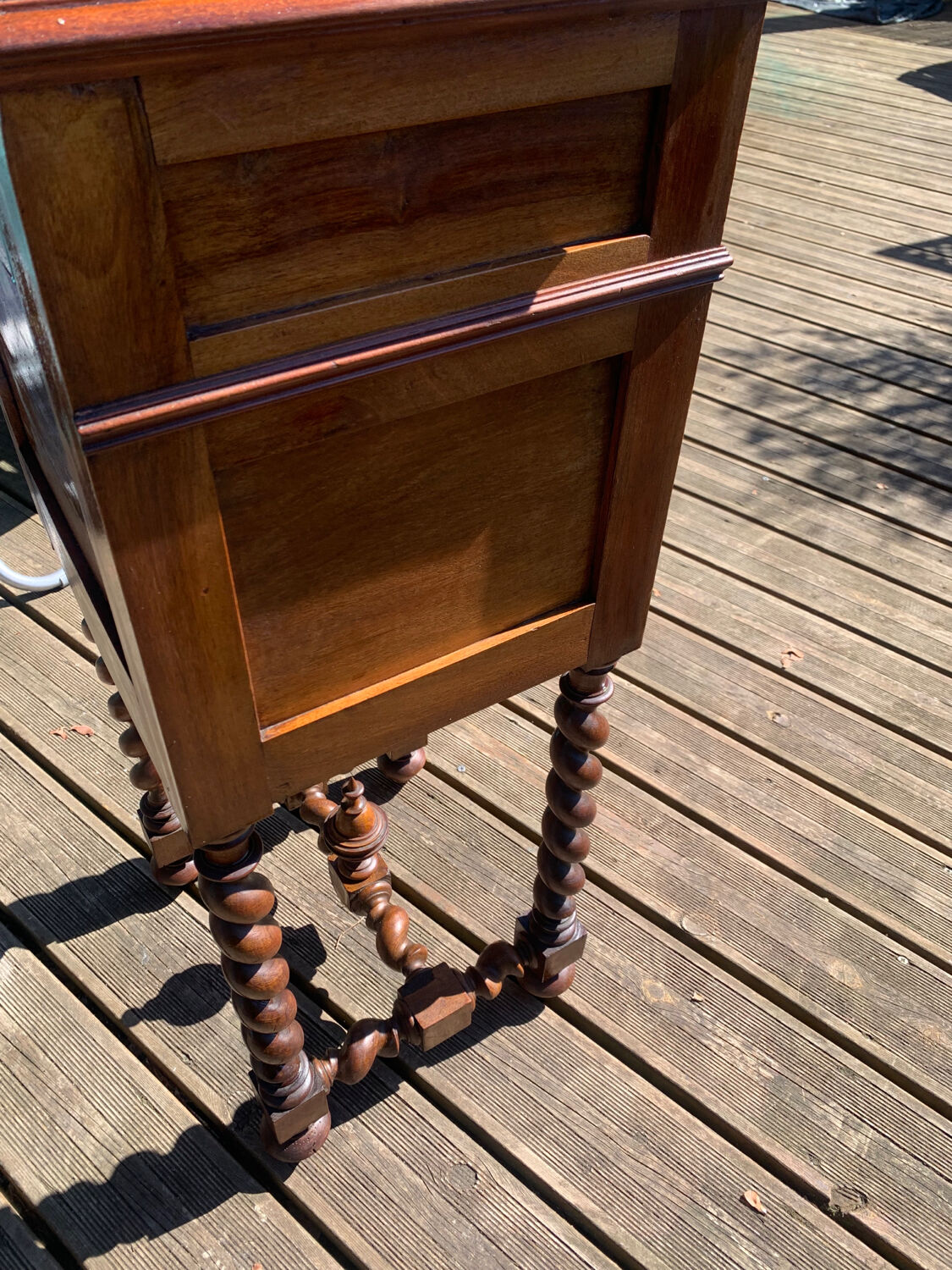 Henri II night table, late 19th century