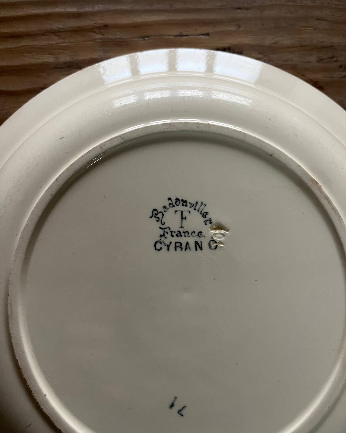 Badonviller Cyrano hollow round dish