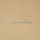 1980s Italian Modern Art Collage Poster created by Angela Trapani