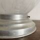 Art Deco glass ball ceiling light from Clichy