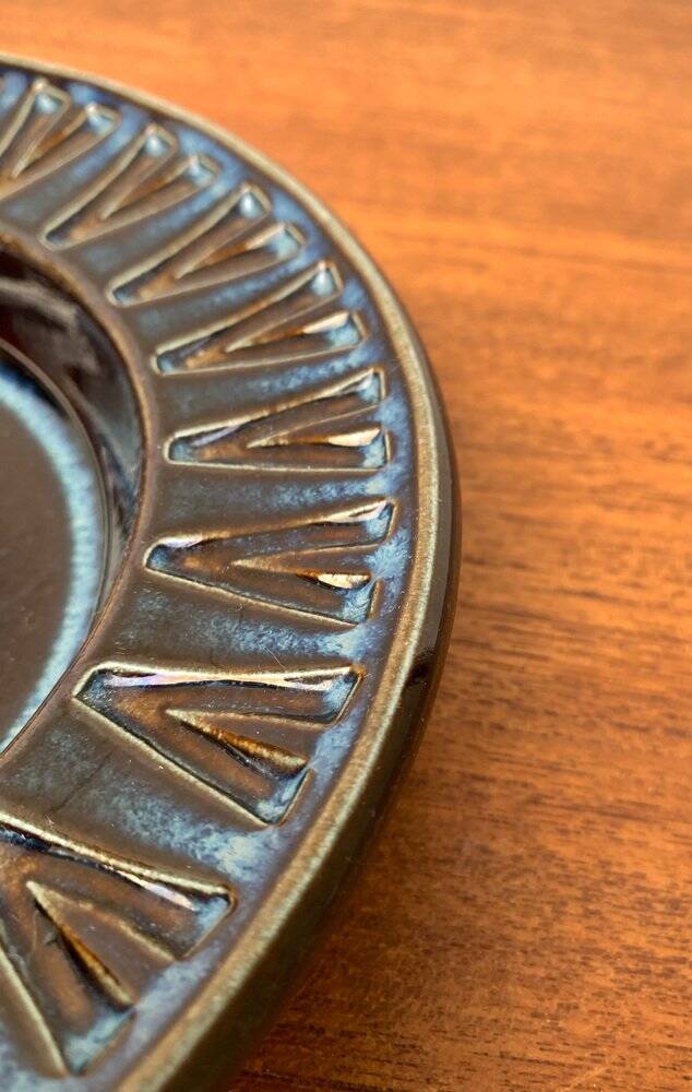 Danish ceramic bowl from the mid-century by Søholm, 1960s.