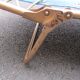 Camp bed, vintage relax, Lafuma foldable extra bed