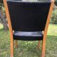 Suite of 8 bow wood chairs by William Von Bode publisher Steiner 1950