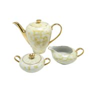 Julita creamer and sugar bowl set, modernism, porcelain, Wawel, Poland, 1970s.