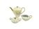 Julita creamer and sugar bowl set, modernism, porcelain, Wawel, Poland, 1970s.