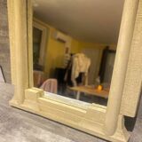 Egyptian style stone wall mirror with lighting