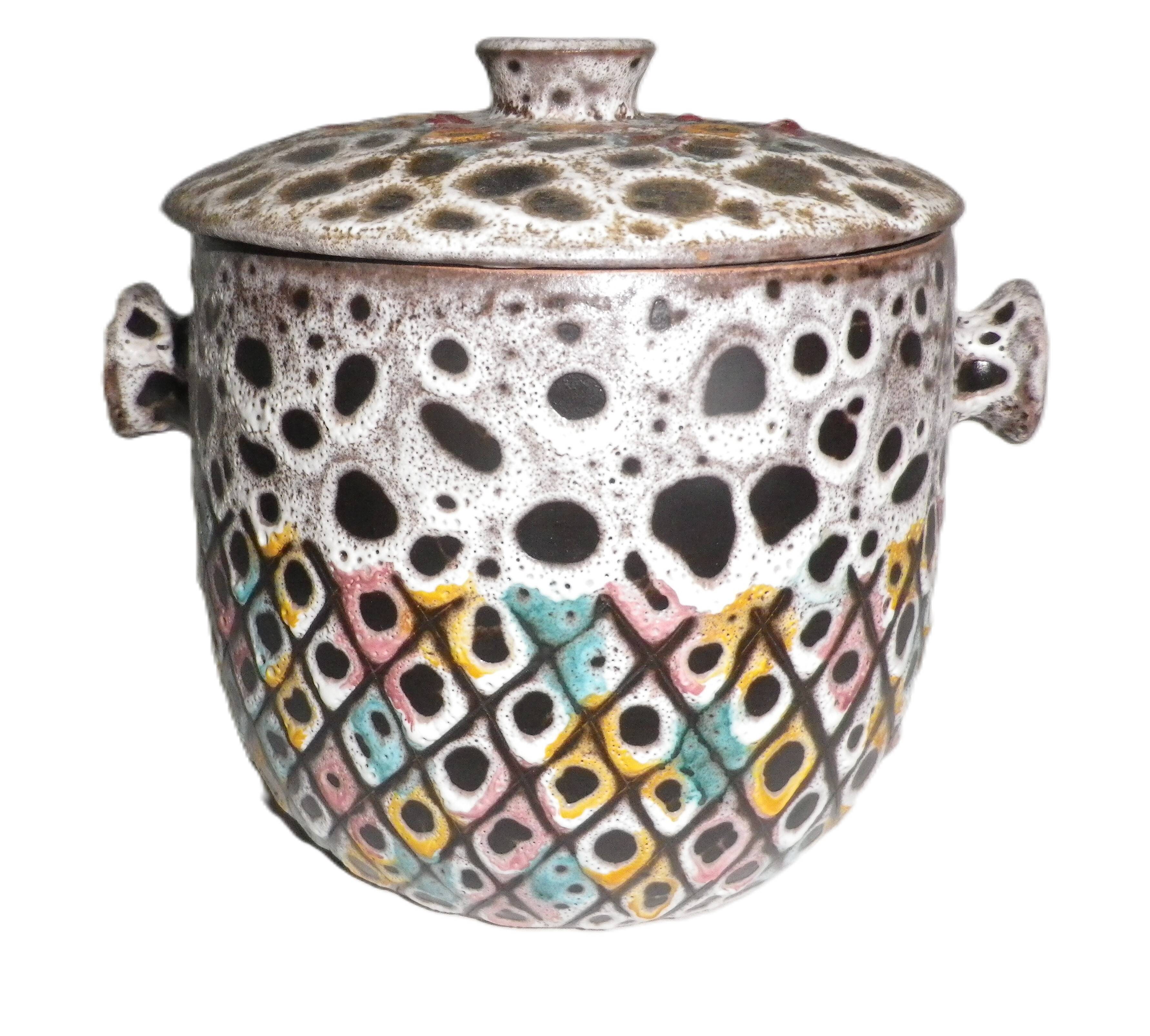 Vallauris ceramic soup tureen
