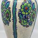 Charles Catteau vase, Kéramis Boch in tall ceramic Belgium Art Deco 1925