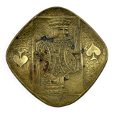 Max Le Verrier: bronze playing card tray from the 20th century