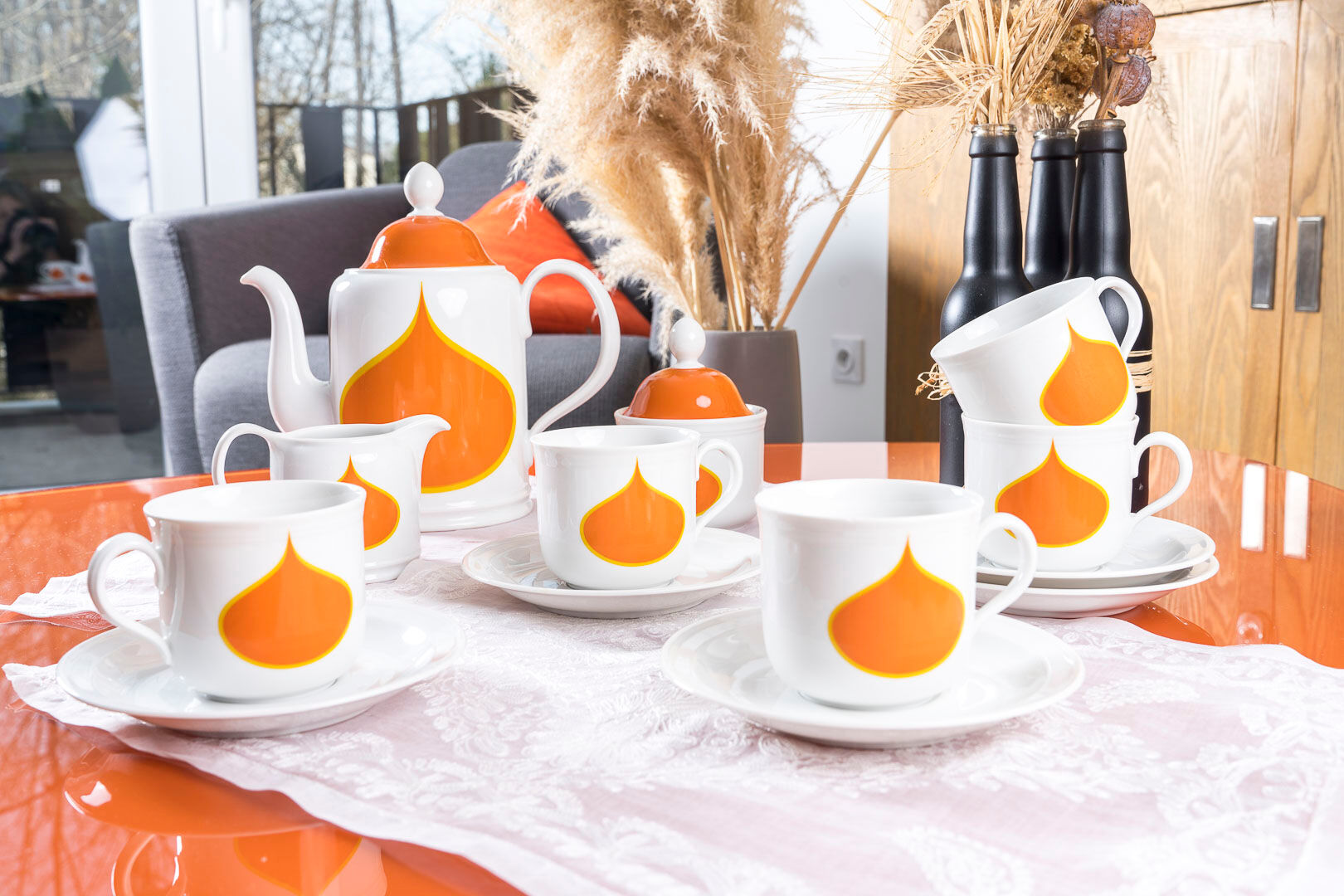 German porcelain coffee service