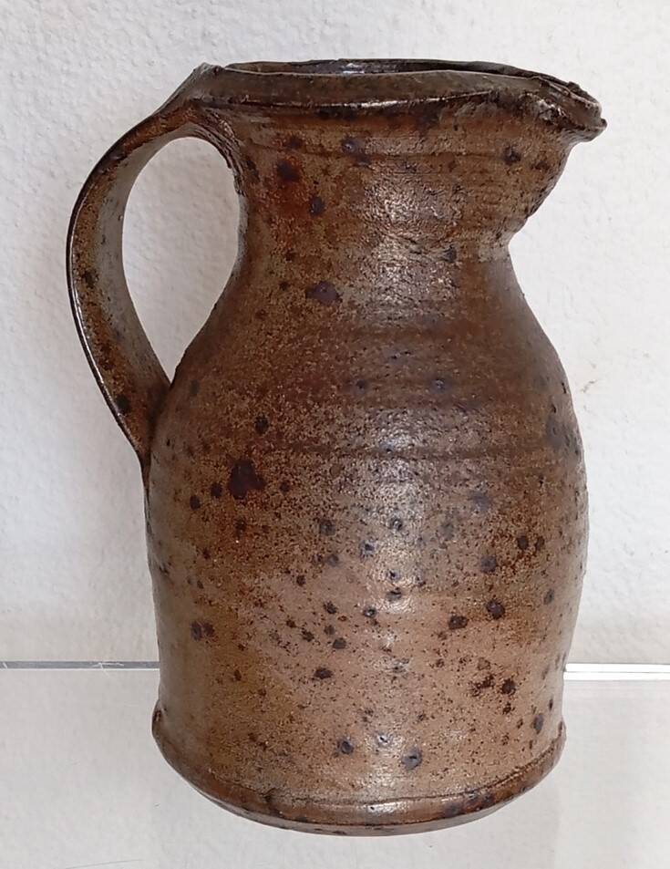 Gustave Tiffoche stoneware pitcher