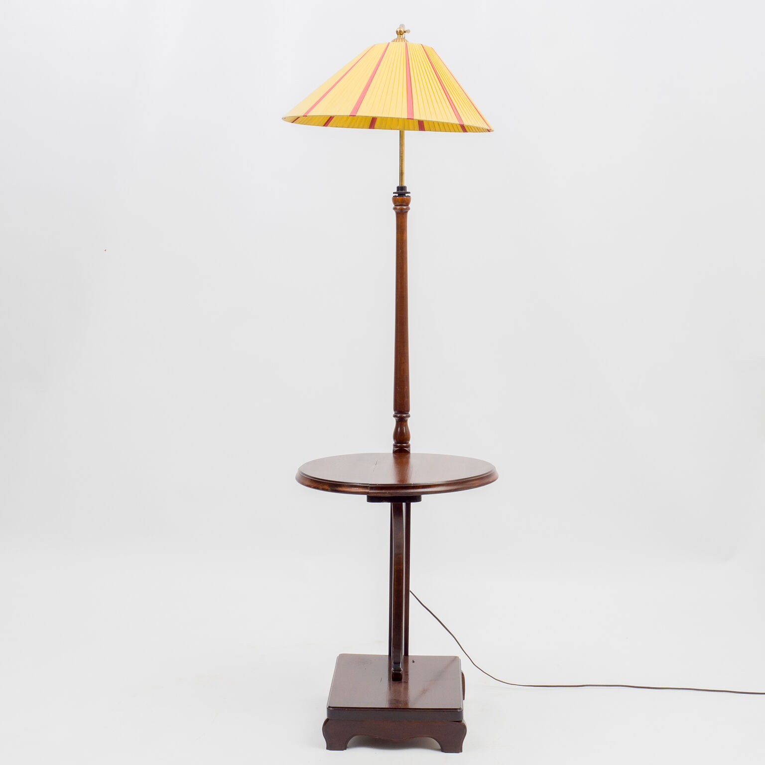 50s floor lamp with integrated table