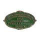 Plaque agricole de 1953
