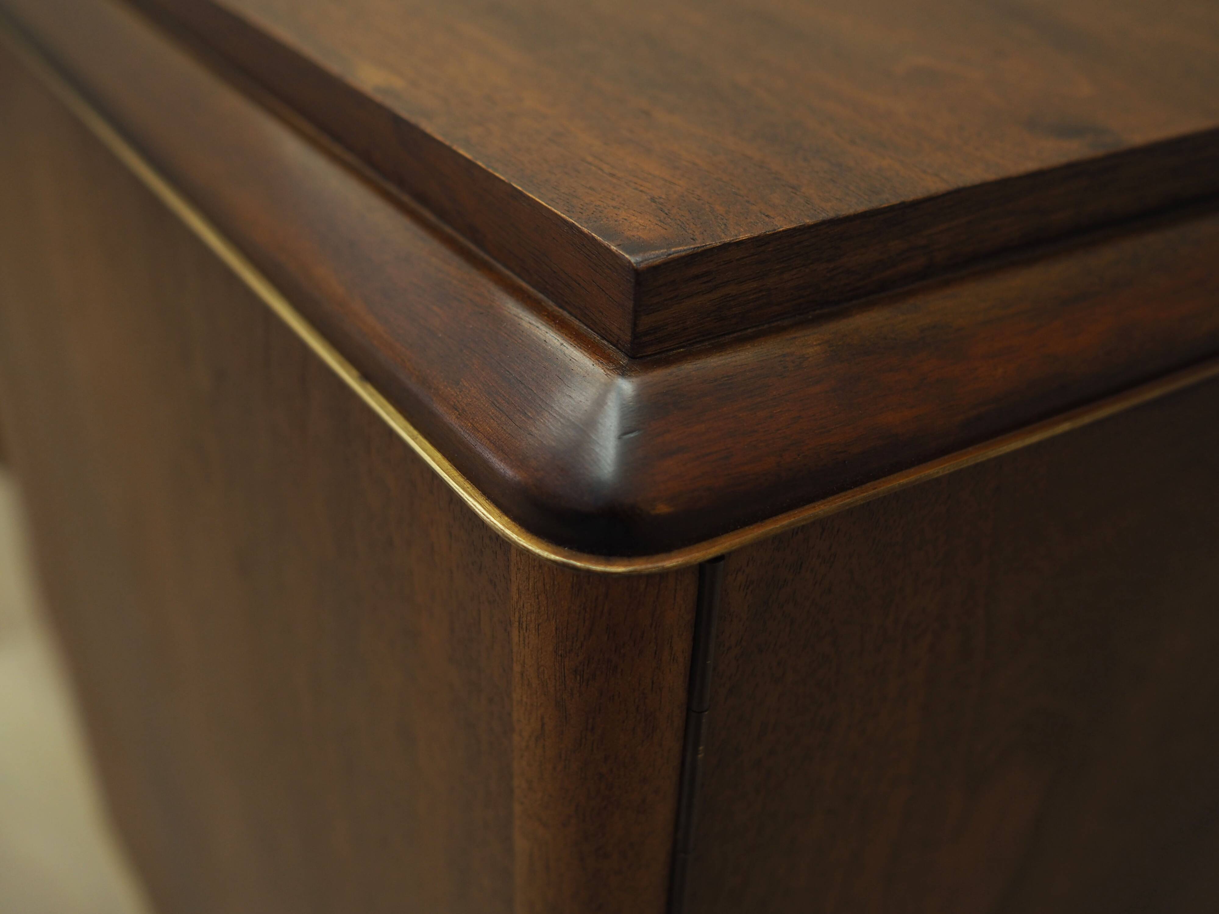 Walnut highboard, Danish design, 1960s, production: Denmark