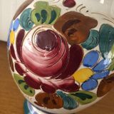 Italian majolica ceramic pitcher / jug signed