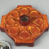 1960s/1970s Ceramic Wall Sconce, Mid-Century Space Age Design