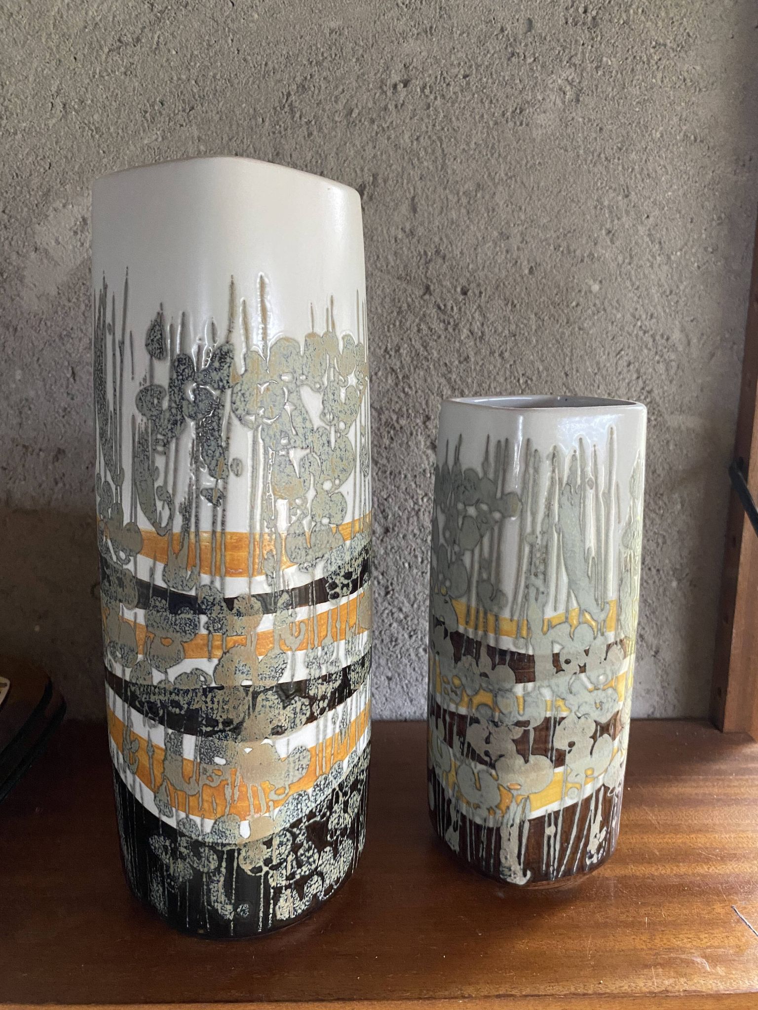 2 vases Royal Copenhagen, années 60, design d'Ivan Weiss