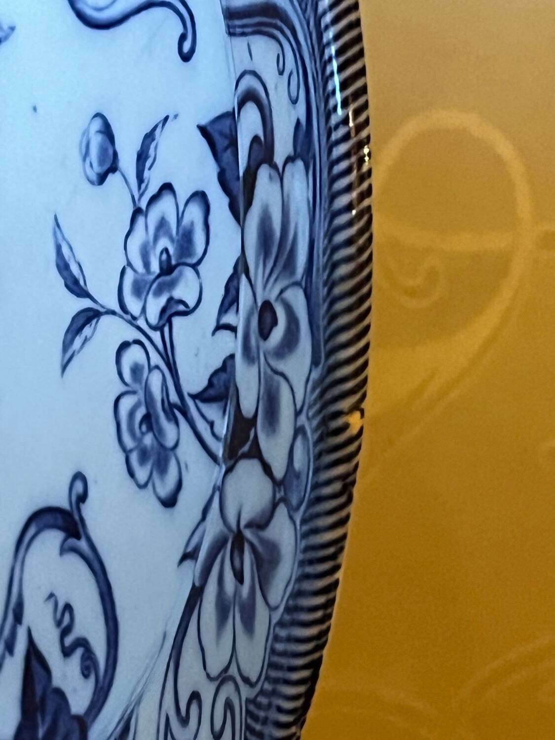 Lot de 4 assiettes  plates Creil Montereau vintage