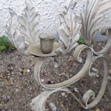 Pair of candlestick wall lights