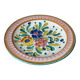 Mediterranean dish with floral decoration