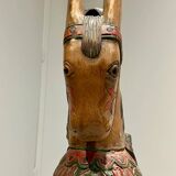 Cheval de bois ancien