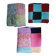 3 patchwork blankets knitted by hand
