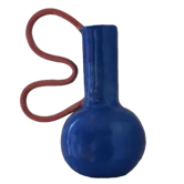 Blue and pink vase