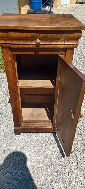 Rare console table / somno in solid walnut (19th century) – charm & raw authenticity