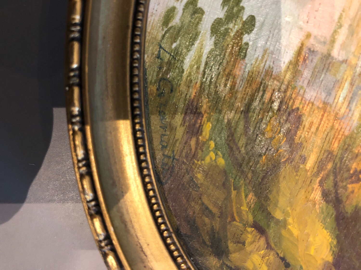 Oil on wood by Louis Granata