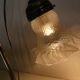 Tulip lamp / swan neck Art Deco brass