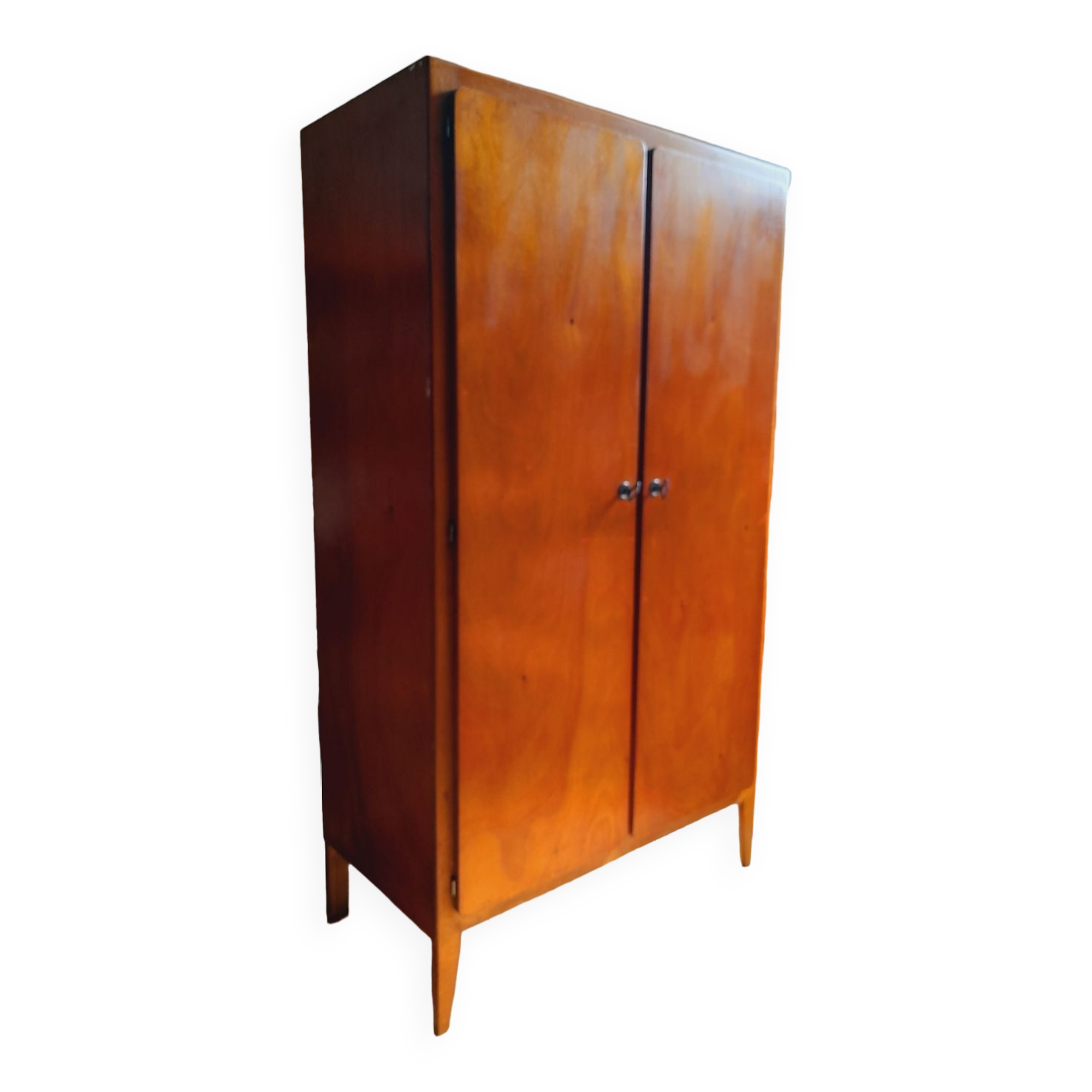 Vintage compass feet school cupboard