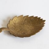 Empty pocket vintage brass sheet